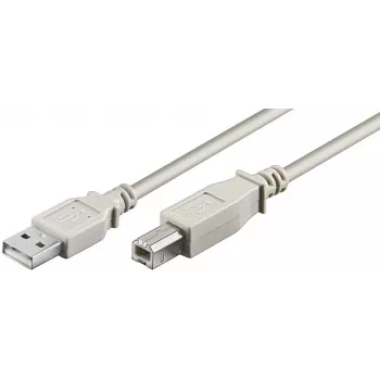 Microconnect USBAB3 USB-kaabel USB 2.0 3 m USB A USB B Valge