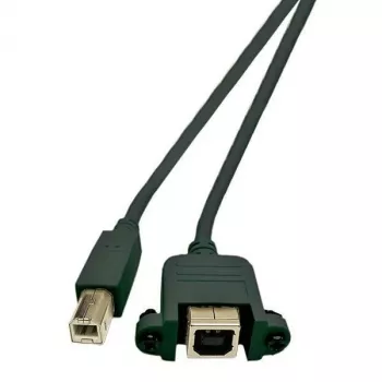 Microconnect USBABF1PANEL2 USB-kaabel USB 2.0 1,8 m USB A USB B Must