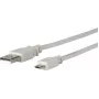 Microconnect USBABMICRO5G USB-kaabel USB 2.0 5 m Micro-USB B USB A Hall