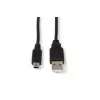 Microconnect USBAMB505 USB-kaabel USB 2.0 0,5 m USB A Mini-USB B Must
