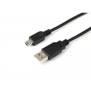 Microconnect USBAMB51 USB-kaabel USB 2.0 1 m USB A Mini-USB B Must