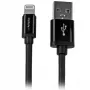 StarTech.com 2 m USB kuni Lightning kaabel - pikk iPhone / iPad / iPod laadimiskaabel - Lightning kuni USB kaabel - Apple MFi sertifitseeritud - must
