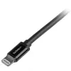 StarTech.com 2 m USB kuni Lightning kaabel - pikk iPhone / iPad / iPod laadimiskaabel - Lightning kuni USB kaabel - Apple MFi sertifitseeritud - must