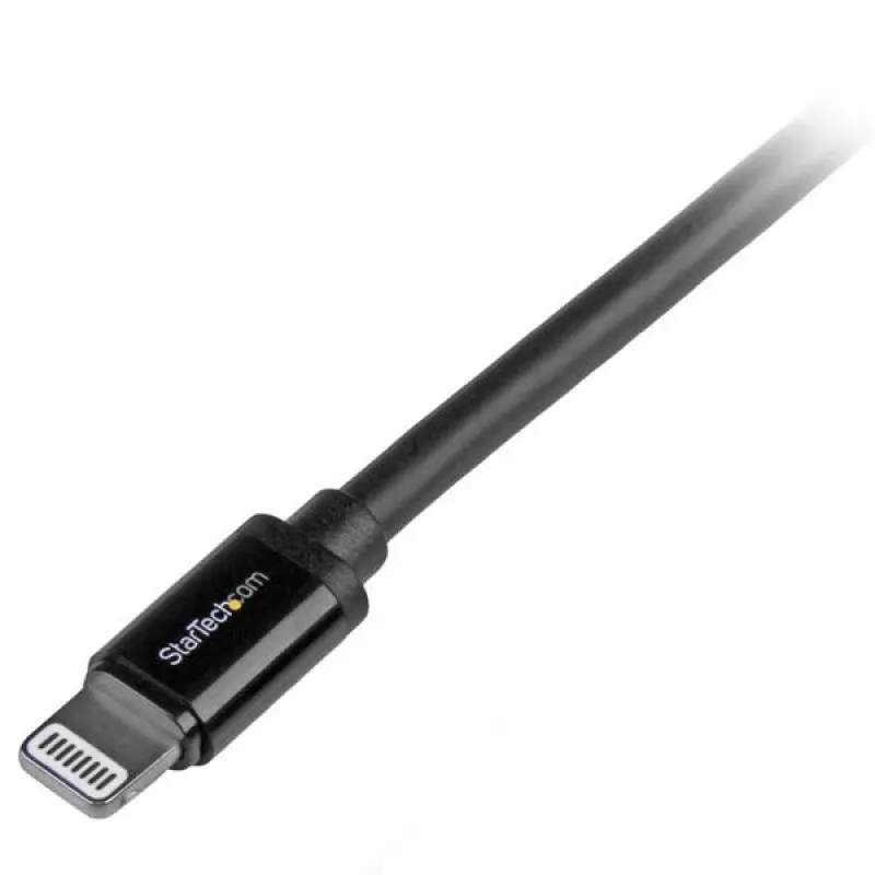 StarTech.com 2 m USB kuni Lightning kaabel - pikk iPhone / iPad / iPod laadimiskaabel - Lightning kuni USB kaabel - Apple MFi sertifitseeritud - must