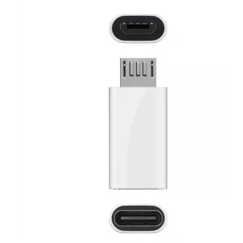 Microconnect USBMICROUSBC kaabel soovaheti Micro-USB B USB C valge
