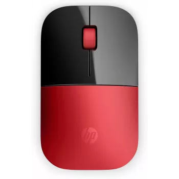 HP Z3700 punane juhtmevaba hiir, mõlemakäeline, optiline, raadiosageduslik juhtmevaba, 1200 DPI, punane