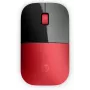 HP Z3700 punane juhtmevaba hiir, mõlemakäeline, optiline, raadiosageduslik juhtmevaba, 1200 DPI, punane