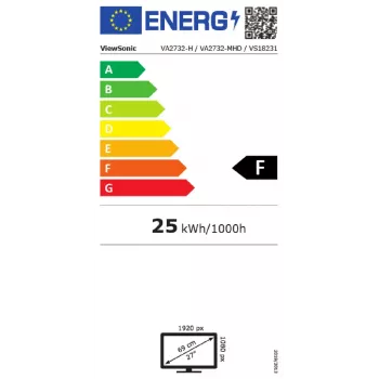 Viewsonic VA2732-h arvutikuvar 68,6 cm (27 tolli) 1920 x 1080 pikslit Full HD LED Must
