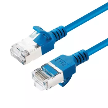 Microconnect V-FTP6A0025B-õhuke võrgukaabel Sinine 0.25 m Cat6a U/FTP (STP)