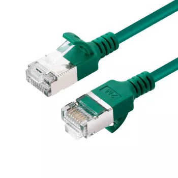Microconnect V-FTP6A0025G-õhuke võrgukaabel Roheline 0.25 m Cat6a U/FTP (STP)