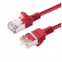 Microconnect V-FTP6A01R-õhuke võrgukaabel punane 1 m Cat6a U/FTP (STP)