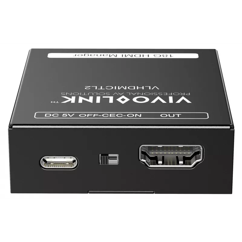 Vivolink VLHDMICTL2 EDID emulaator 3840x2160 18 Gbit/s Must
