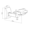 Speaker Mount Vivolink VLMSP15 Wall Must 15 kg Kandevõime