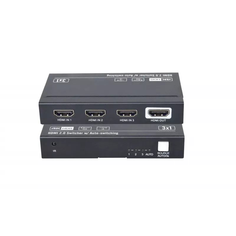 HDMI videolüliti Vivolink VLSW131 3840x2160 60 kaadrit/s must