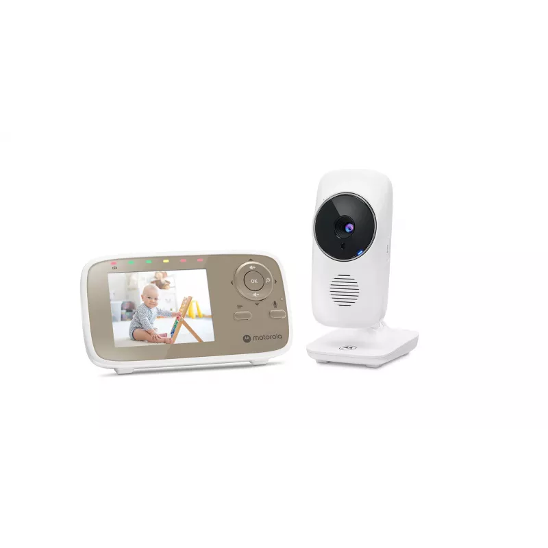 Motorola VM483 videobeebimonitor 300 m FHSS kuldne, valge