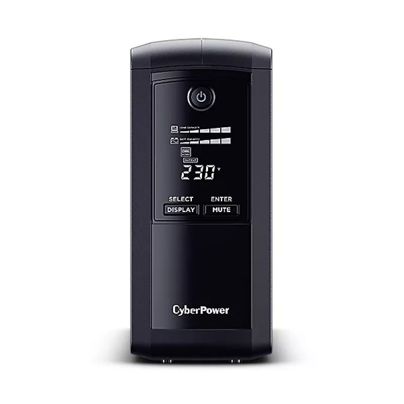 CyberPower VP1000ELCD katkematu toiteallikas (UPS) Line-Interactive 1 kVA 550 W 4 vahelduvvoolupistikut