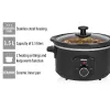 Aeglane pliit Tristar VS-3915 3.5L must pöördnupuga 180 W