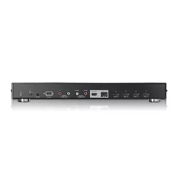 ATEN 4-Pordine Kahe Vaatega HDMI Lüliti, HDMI, Metall, Must, 15 m, 480p, 720p, 1080i, 1080p, 6,75 Gbit/s