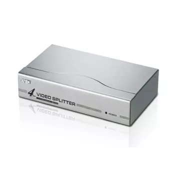 ATEN 4-pordiline VGA videojaotur (350 MHz), VGA, 4x VGA, 1920 x 1440 pikslit, hõbedane, metall, 30 m
