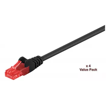 Microconnect V-UTP620SVP võrgukaabel Must 20 m Cat6 U/UTP (UTP)