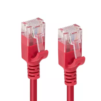 Microconnect V-UTP6A0025R-õhuke võrgukaabel Punane 0.25 m Cat6a U/UTP (UTP)