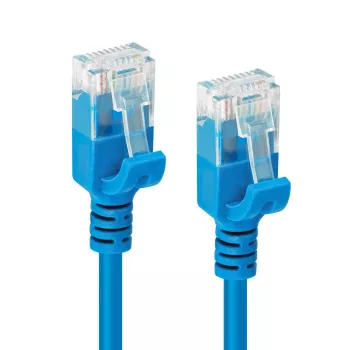 Microconnect V-UTP6A002B-õhuke võrgukaabel sinine 0.2 m Cat6a U/UTP (UTP)