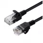 Microconnect V-UTP6A075S-õhuke võrgukaabel must 7,5 m Cat6a U/UTP (UTP)