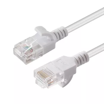 Microconnect V-UTP6A075W-õhuke võrgukaabel Valge 7,5 m Cat6a U/UTP (UTP)