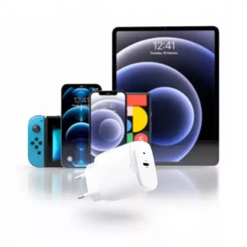 Siselaadija ALOGIC WC1X20-EU nutitelefon 100-240V USB-C valge