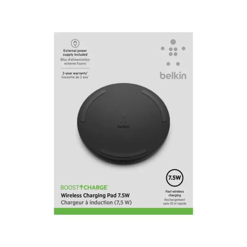 Juhtmevaba laadija Belkin Boost Charge WIA001VFBK must