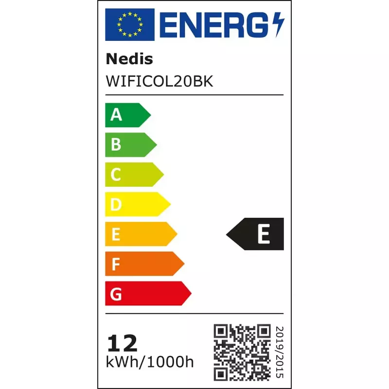 IP turvakaamera Nedis WIFICOL20BK Väljas 1920x1080 Juhtmevaba Must