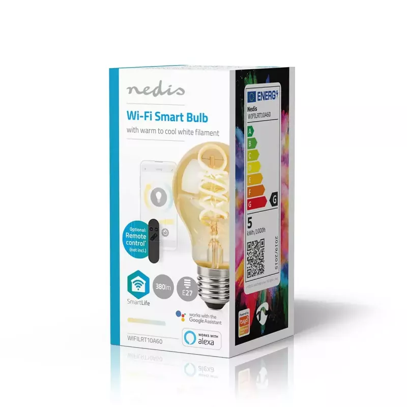 LED pirn Nedis SmartLife 4,9 W (E27) 360 lm, külmvalge / soe valge, 10 000 h eluiga