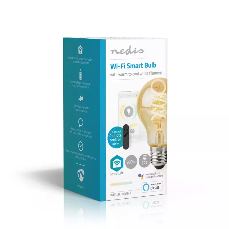 LED pirn Nedis SmartLife 4,9 W (E27) 360 lm, külmvalge / soe valge, 10 000 h eluiga