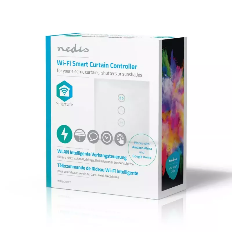 Seinale paigaldatav WWAN-saatja Nedis WIFIWC10WT — juhtmega ja juhtmevaba nutikodu liides