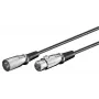 Microconnect XLRMF05 helikaabel 0,5 m XLR (3-kontaktiline) Must