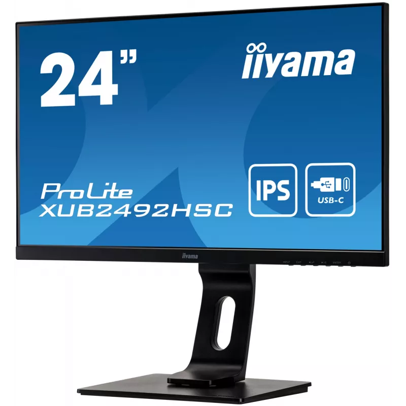 iiyama ProLite XUB2492HSC-B1 arvutikuvar 60,5 cm (23,8 tolli) 1920 x 1080 pikslit Full HD LCD Must