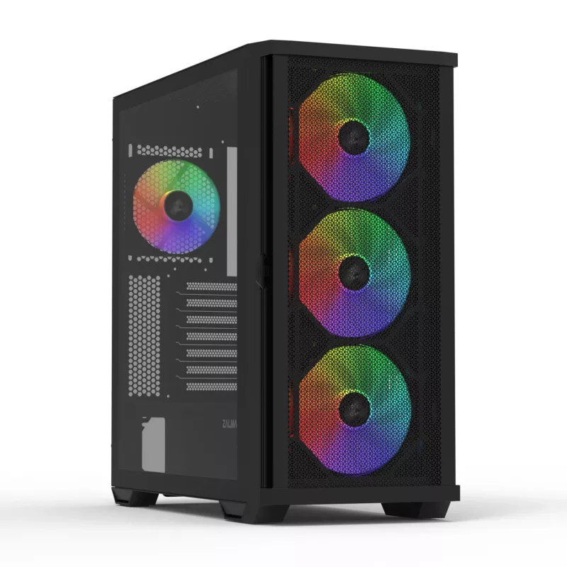 Zalman Z10 PLUS arvutikorpus Midi Tower Must
