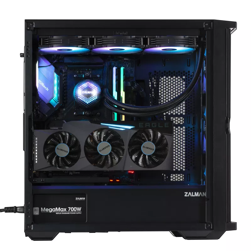 Zalman Z10 PLUS arvutikorpus Midi Tower Must
