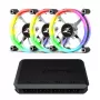 Zalman ZM-LF120A3 arvuti jahutussüsteem Arvutikorpuse ventilaator 12 cm Must, Valge