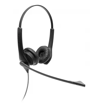 Jabra BIZ 1100 EDU DUO 3.5mm, juhtmega, 80–20000 Hz, haridus, 89 g, peakomplekt, must