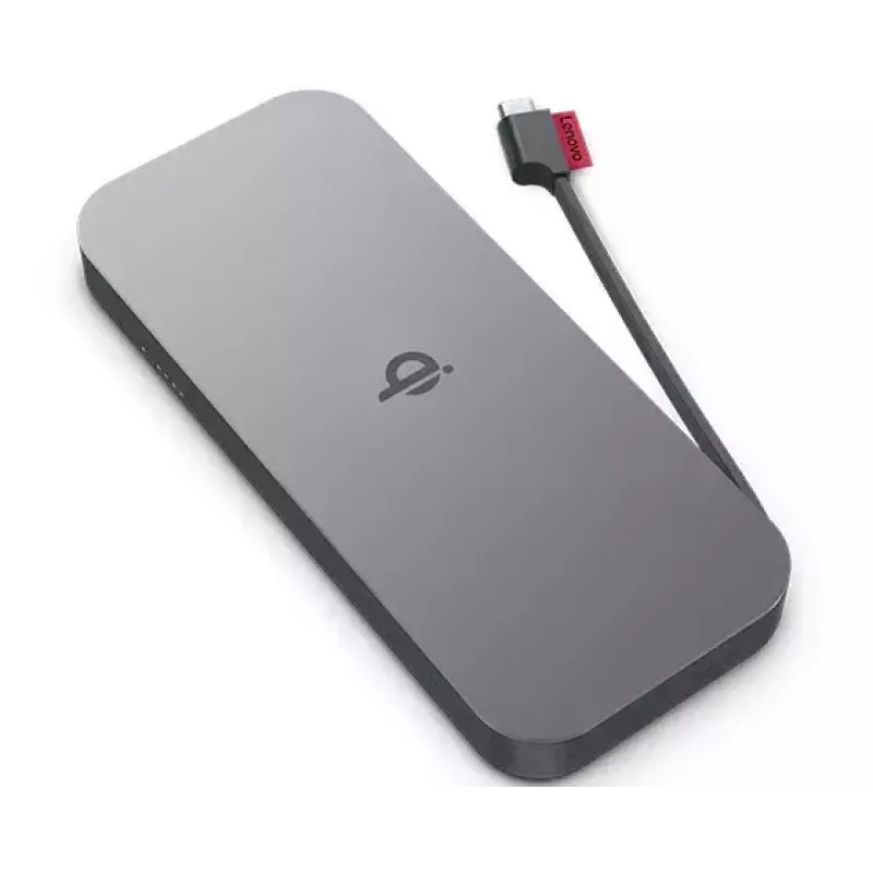 Lenovo GO liitiumpolümeer (LiPo) 10000 mAh juhtmevaba laadimine hall