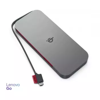 Lenovo GO liitiumpolümeer (LiPo) 10000 mAh juhtmevaba laadimine hall