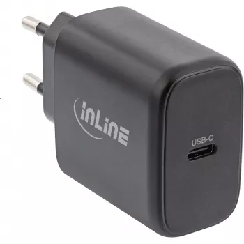InLine USB PD toiteplokk, GaN laadija, üks USB-C, toiteedastus, 65 W