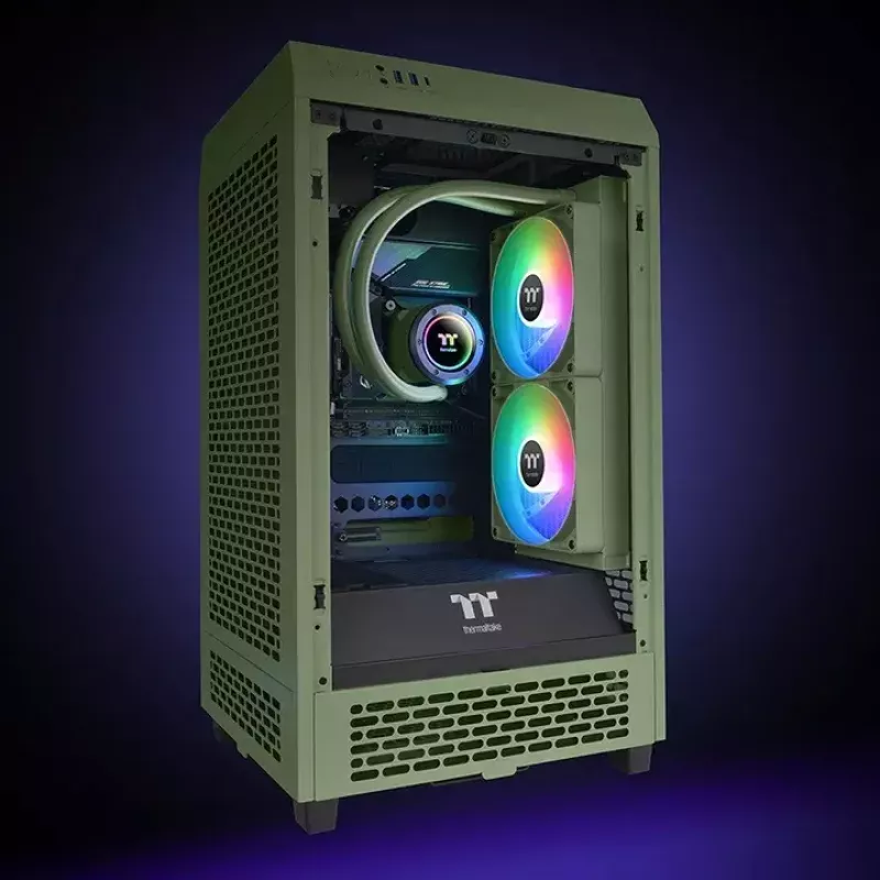 Vedelikjahutuse komplekt Thermaltake TH280 V2 ARGB Roheline 84,32 cfm 3,02 mmH2O