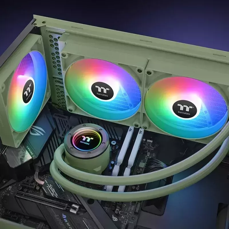 Vedelikjahutuse komplekt Thermaltake TH280 V2 ARGB Roheline 84,32 cfm 3,02 mmH2O