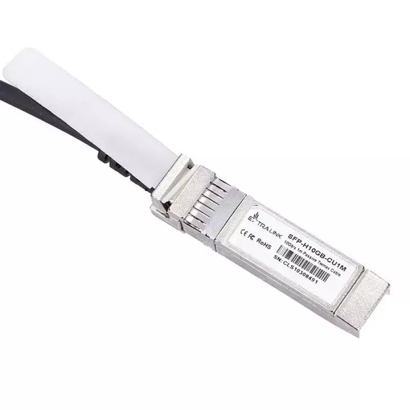 Extralink EX.2268 InfiniBand/fiiberoptiline kaabel 1 m SFP+ DAC Must