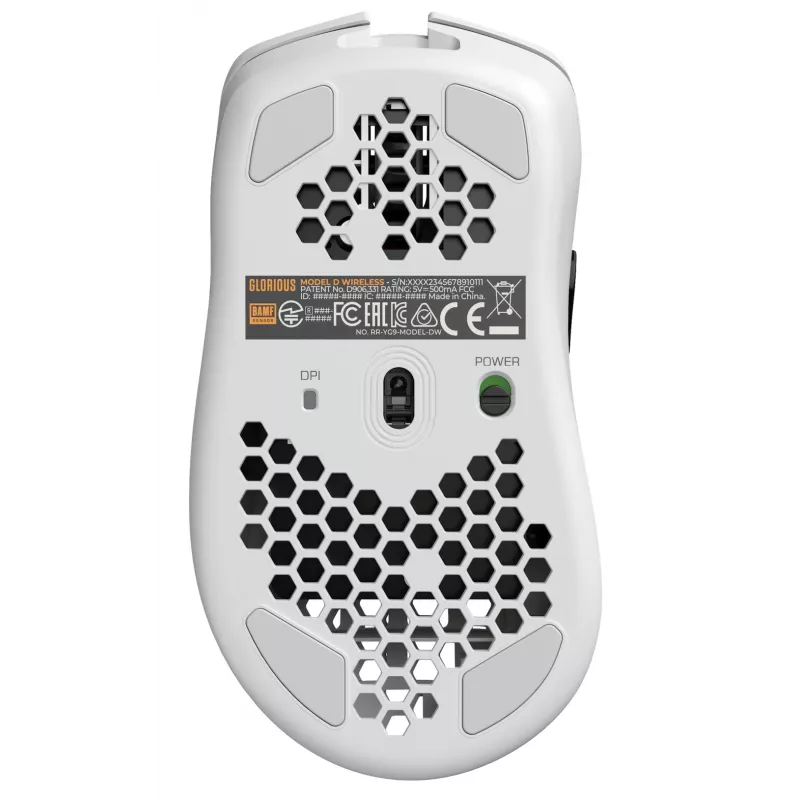 Glorious Gaming Glorious Model D Wireless - Mattvalge, Paremakäeline, RF-juhtmevaba, 19000 DPI, Valge