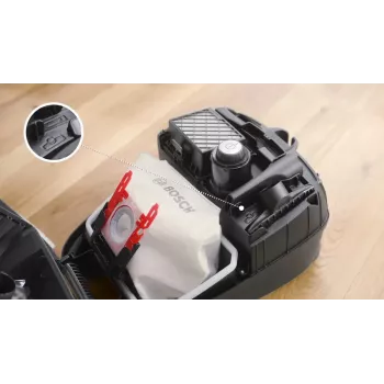 Tolmuimeja Bosch BGB 41BA1 käsitolmuimeja, kotiga, juhtmega, 5,3 kg, 265×410×295 mm