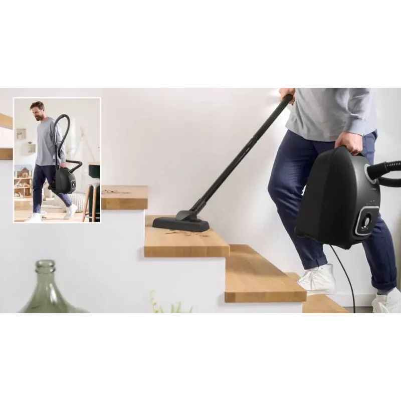 Tolmuimeja Bosch BGB 41BA1 käsitolmuimeja, kotiga, juhtmega, 5,3 kg, 265×410×295 mm