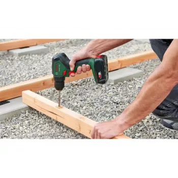 Bosch UniversalDrill 18V-60 1900 RPM Keyless 1.3 kg Must, roheline